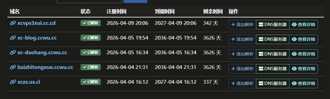 dnshe psl 查询 1